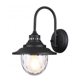 Odeon light 4836/1W NATURE ODL21 577 черный/стекло Ландшафтный настенный светильник E27 1*60W IP44 KALPI  - 4 купить